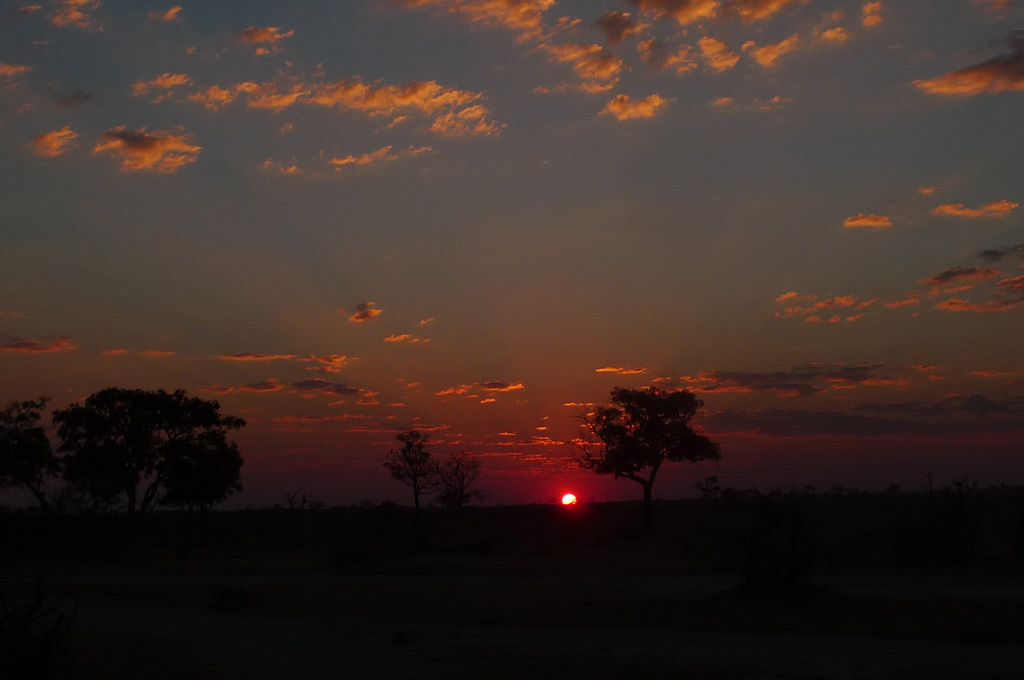 Atardecer en Savuti.