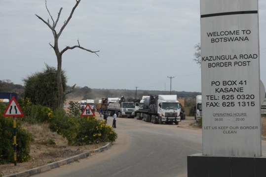 Frontera de Kazungula.