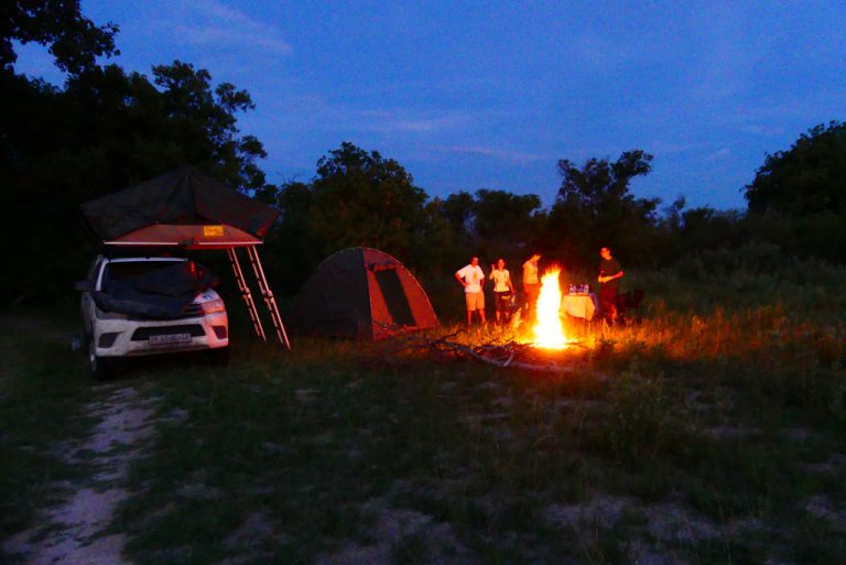 Acampada en Second Bridge.